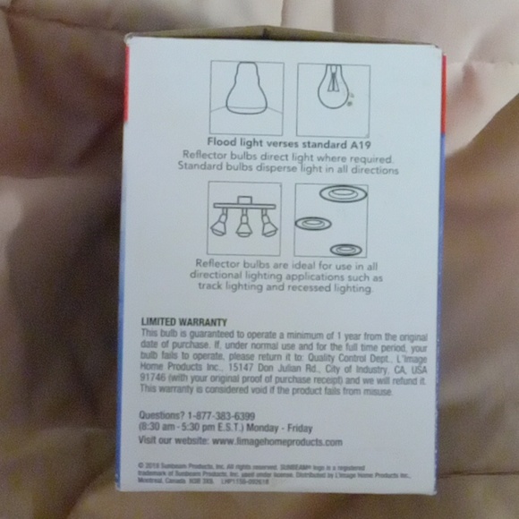 SUNBEAM BR30 INDOOR FLOOD LIGHT - Picture 3 of 5